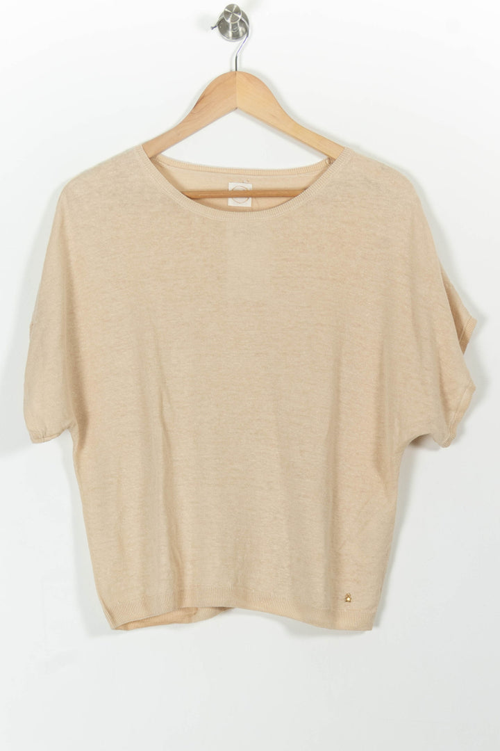 T-shirt Beige - Taille XS/34 de la marque Des petits hauts | PARAD99081 - Vendu par Paradigme - Image 2