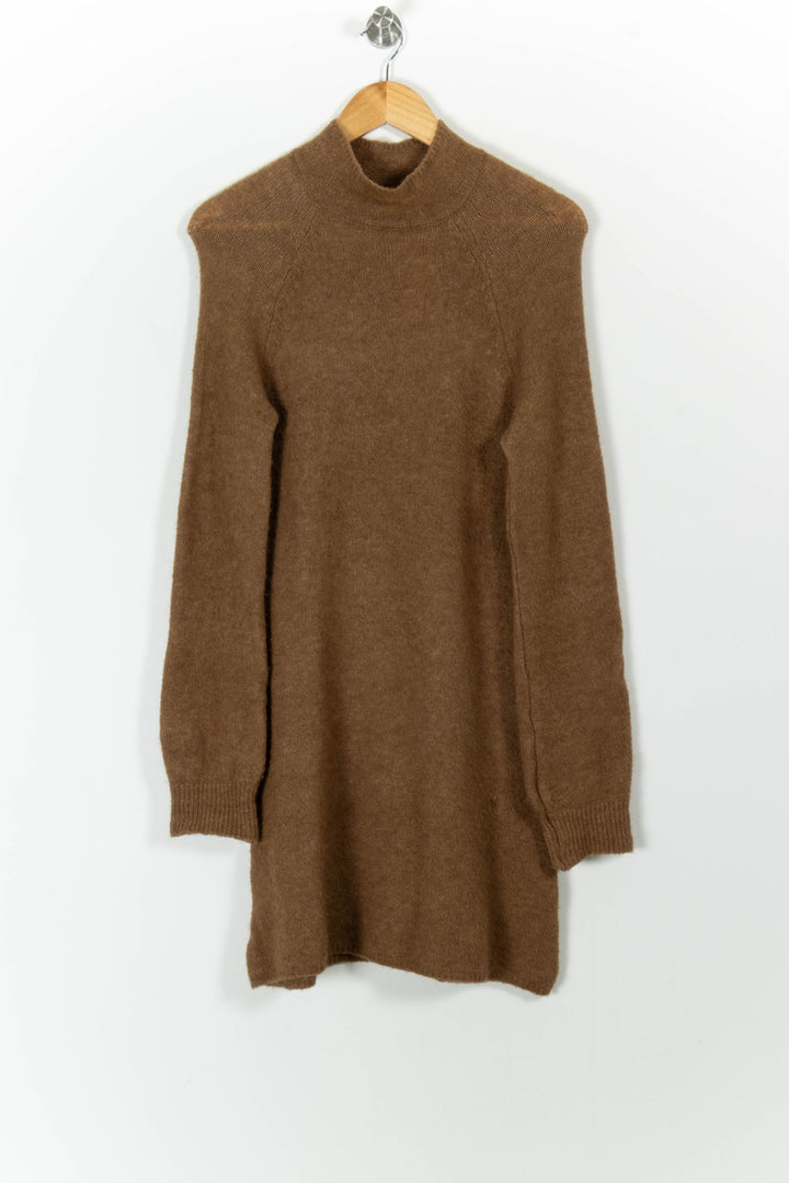 Robe Pull Marron - Taille XS/34 de la marque SAAJ | PARAD99084 - Vendu par Paradigme - Image 2