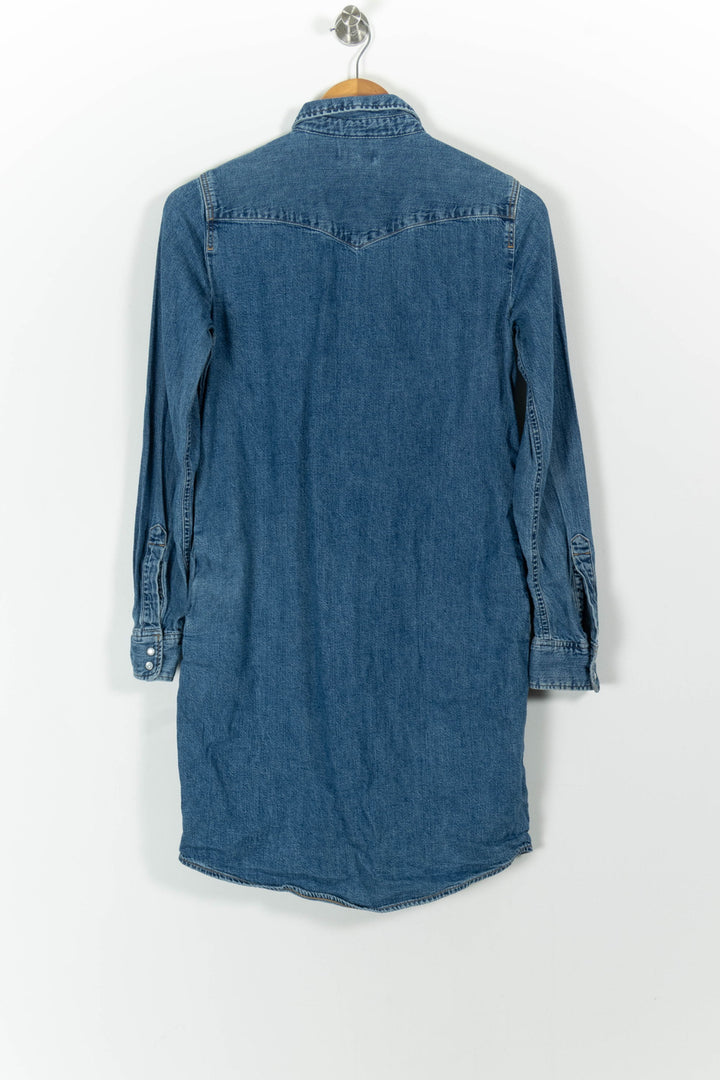 Robe Chemise Bleue - Taille XS/34 de la marque Levi's | PARAD99085 - Vendu par Paradigme - Image 4