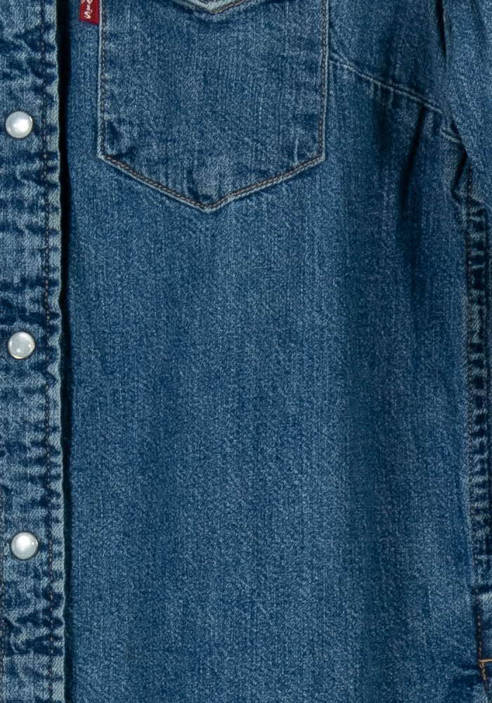 Robe Chemise Bleue - Taille XS/34 de la marque Levi's | PARAD99085 - Vendu par Paradigme - Image 3