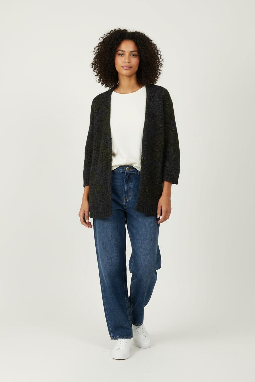 Gilet Noir - Taille XS/34 de la marque La Fée Maraboutée | PARAD99087 - Vendu par Paradigme - Image 1