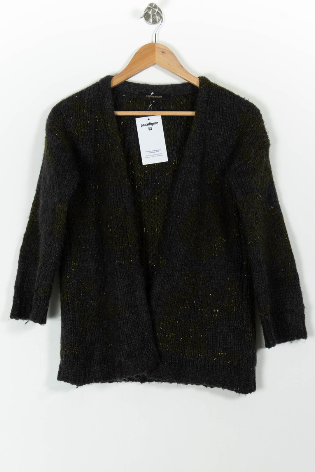 Gilet Noir - Taille XS/34 de la marque La Fée Maraboutée | PARAD99087 - Vendu par Paradigme - Image 2
