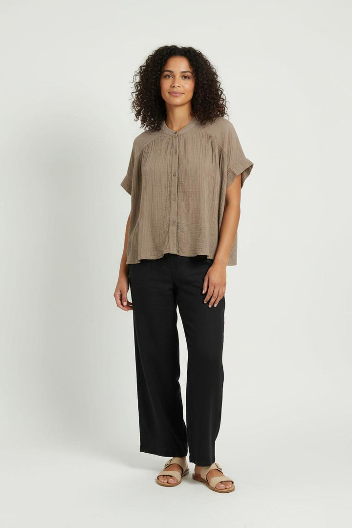 Chemise Marron - Taille M/38 de la marque Marie Sixtine | PARAD99089 - Vendu par Paradigme - Image 1