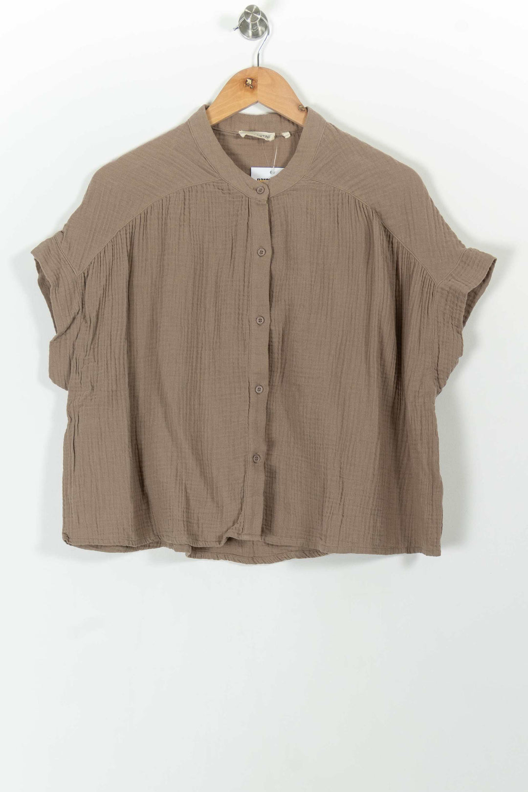 Chemise Marron - Taille M/38 de la marque Marie Sixtine | PARAD99089 - Vendu par Paradigme - Image 2