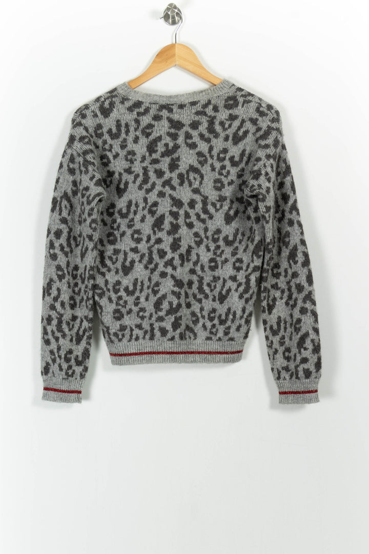 Pull Gris et Noir - Taille XS/34 de la marque Caroll | PARAD99090 - Vendu par Paradigme - Image 4