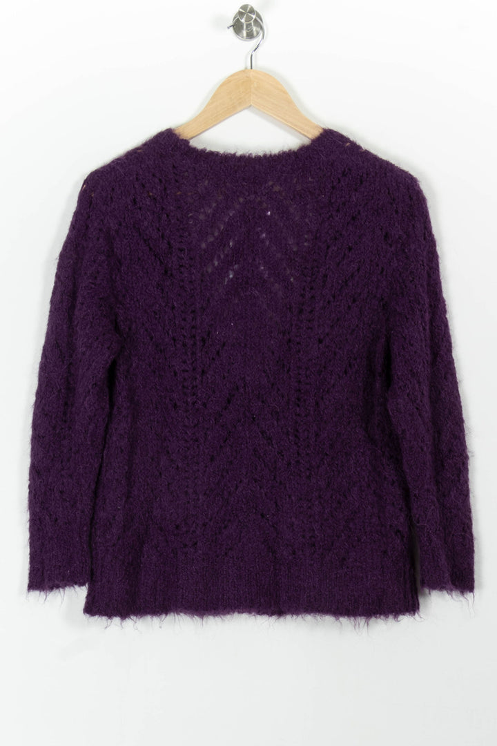 Cardigan Violet - Taille XS/34 de la marque Louizon | PARAD99100 - Vendu par Paradigme - Image 4