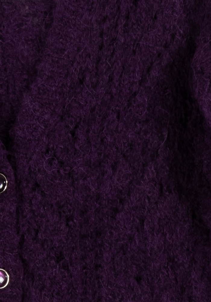 Cardigan Violet - Taille XS/34 de la marque Louizon | PARAD99100 - Vendu par Paradigme - Image 3