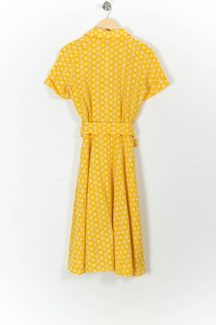 Robe Midi Jaune et Blanche - Taille M/38 de la marque Weill | PARAD99104 - Vendu par Paradigme - Image 4