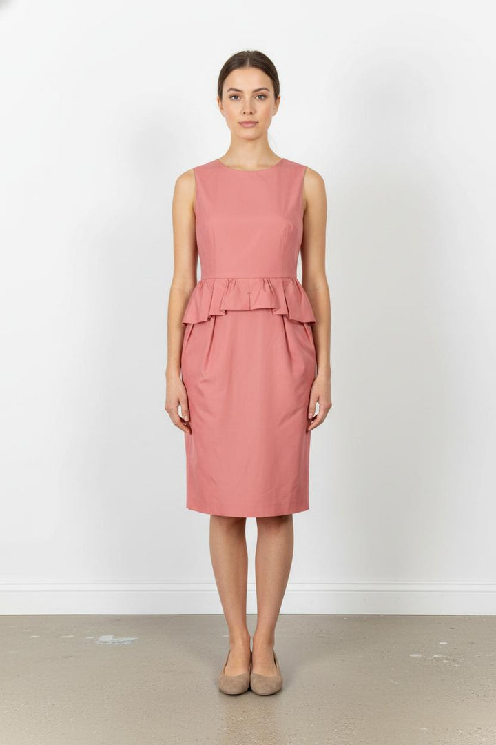 Robe Droite Rose - Taille M/38 de la marque Paule Ka | PARAD99112 - Vendu par Paradigme - Image 1