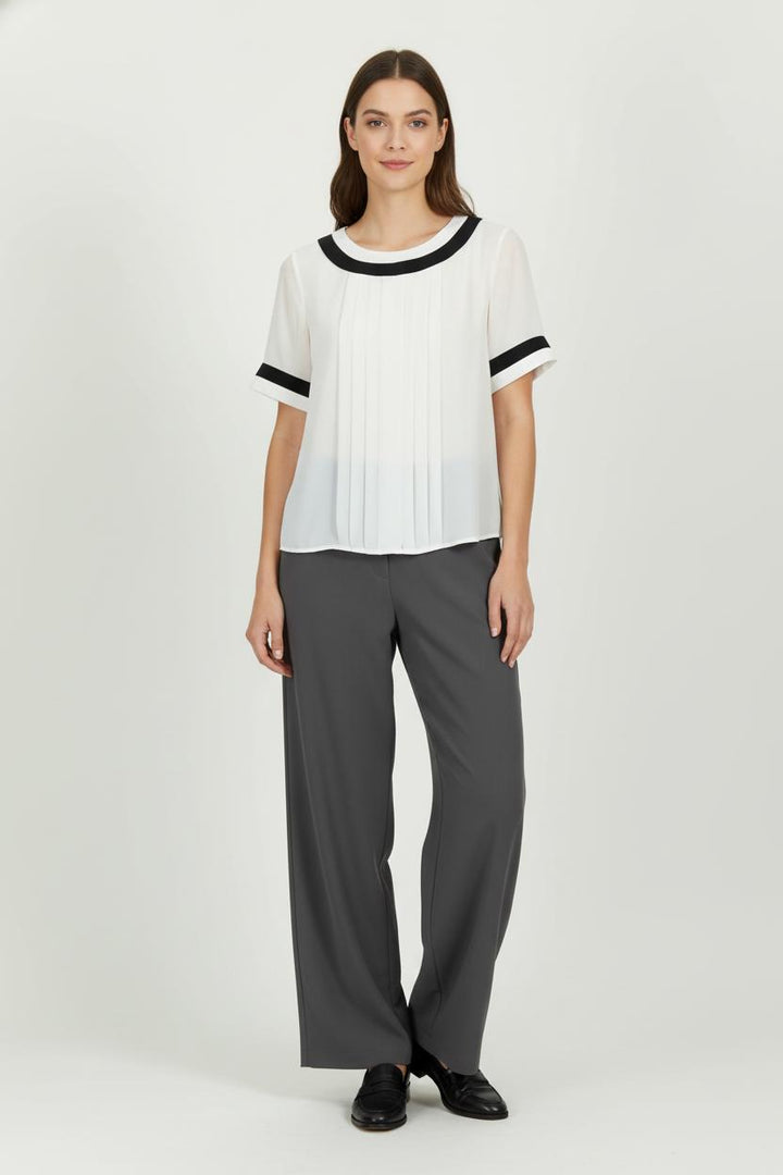 Blouse Blanc et Noir - Taille M/38 de la marque Weill | PARAD99116 - Vendu par Paradigme - Image 1