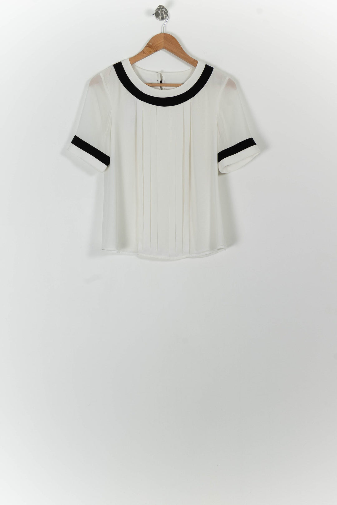 Blouse Blanche et Noire - Taille M/38 de la marque Weill | PARAD99116 - Vendu par Paradigme - Image 2