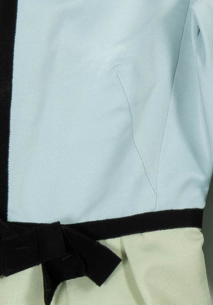 Robe Midi Bleu Clair et Vert Clair - Taille M/38 de la marque Paule Ka | PARAD99117 - Vendu par Paradigme - Image 3