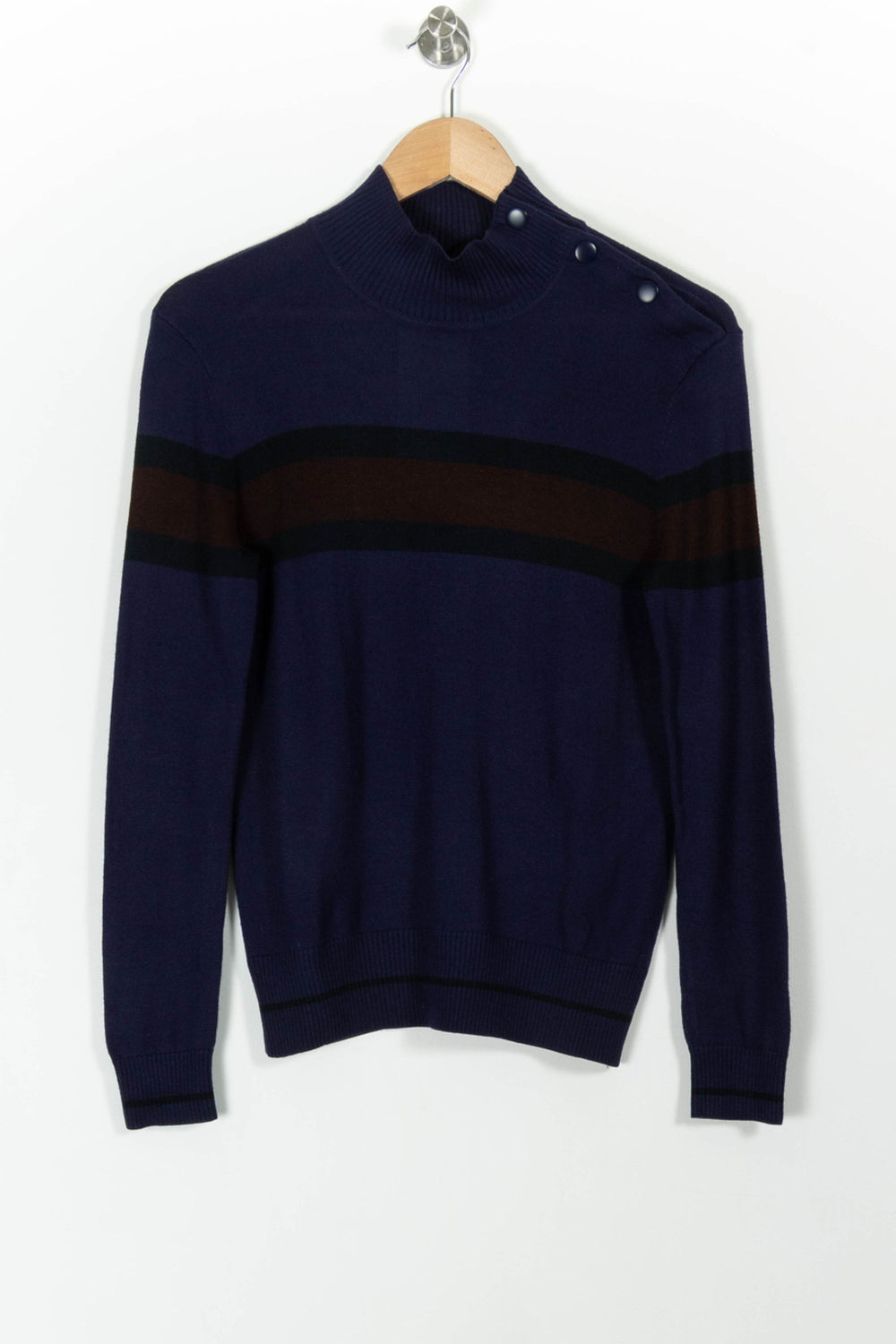 Pull Violet et Noir - Taille S/36 de la marque IKKS | PARAD99118 - Vendu par Paradigme - Image 2