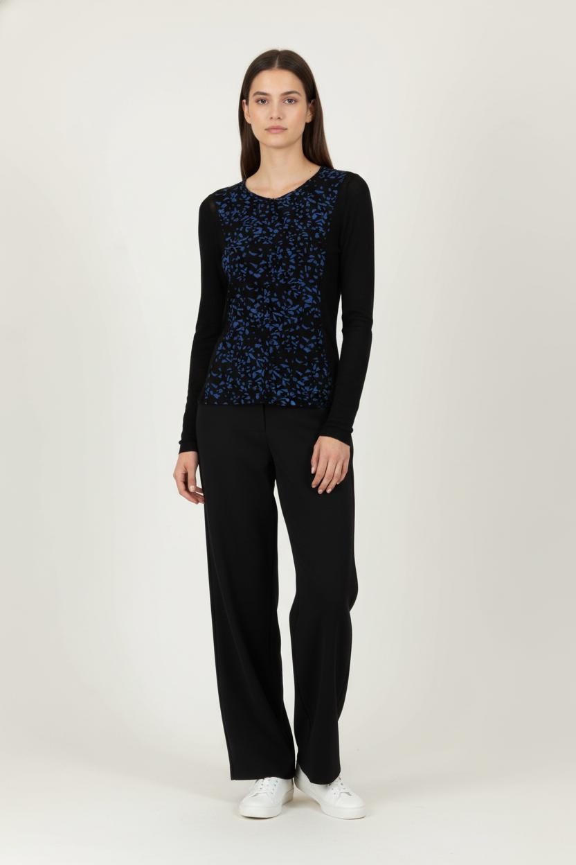 Pull Noir et Bleu - Taille XS/34 de la marque Comptoir des Cotonniers | PARAD99119 - Vendu par Paradigme - Image 1