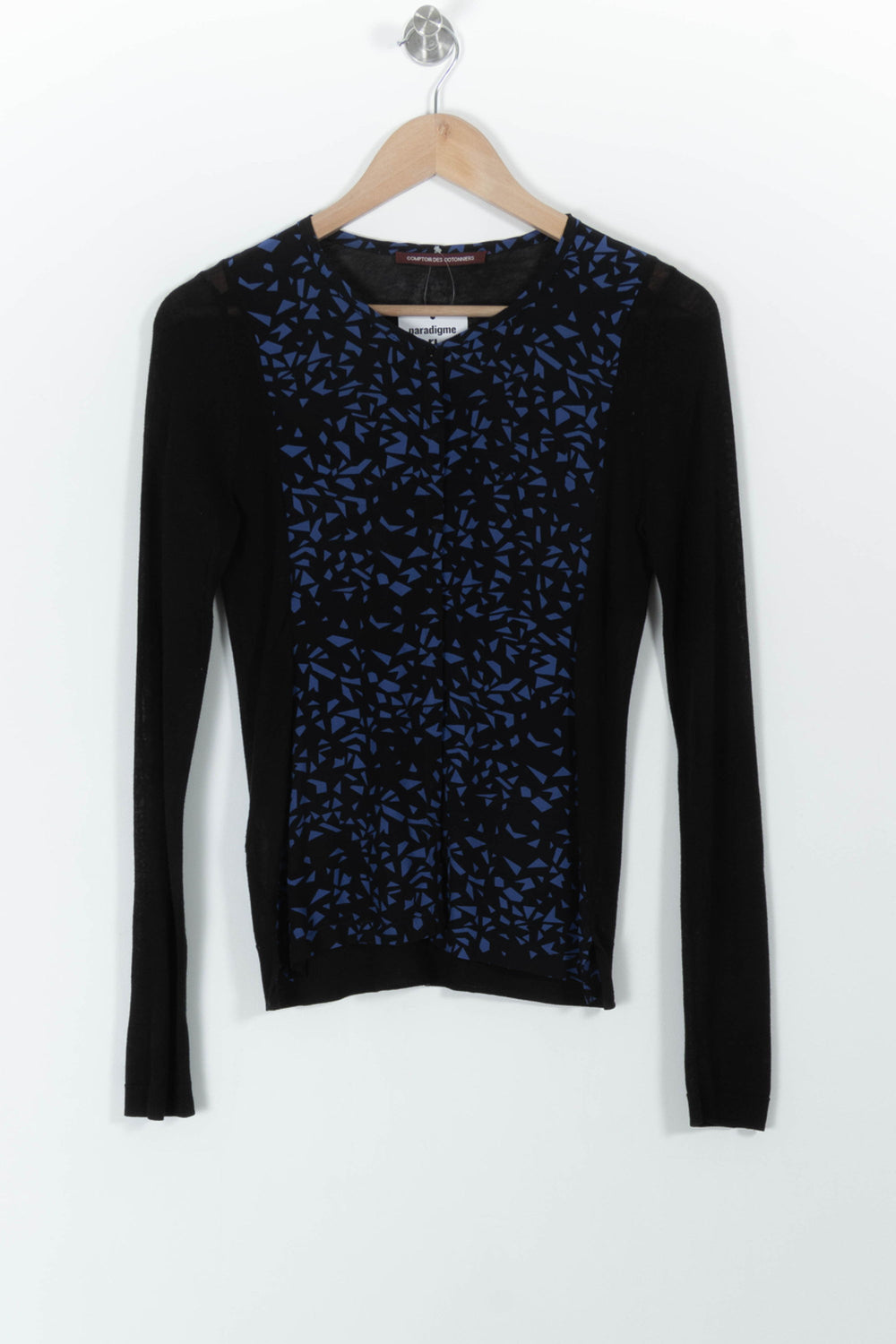 Pull Noir et Bleu - Taille XS/34 de la marque Comptoir des Cotonniers | PARAD99119 - Vendu par Paradigme - Image 2
