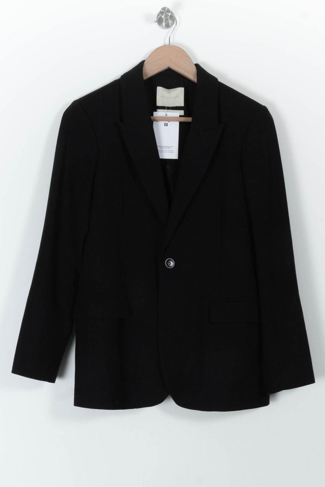 Blazer Noir - Taille XL/42 de la marque Momoni | PARAD99123 - Vendu par Paradigme - Image 2