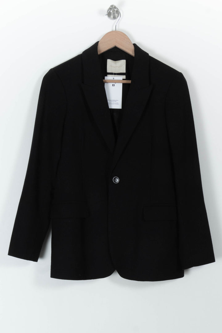 Blazer Noir - Taille XL/42 de la marque Momoni | PARAD99123 - Vendu par Paradigme - Image 2