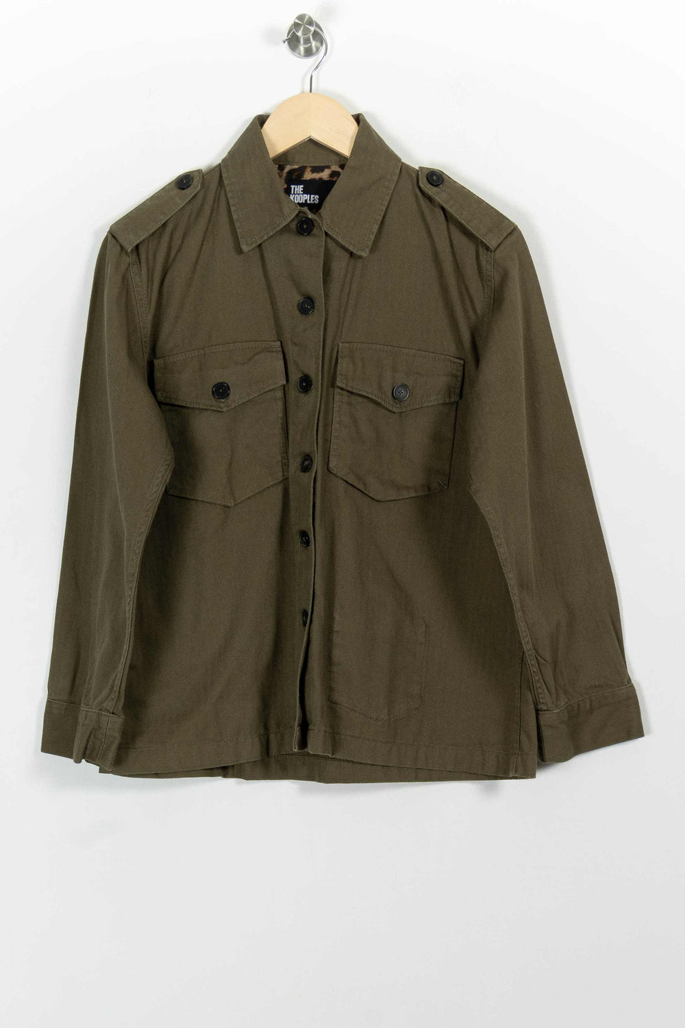 Surchemise Verte - Taille M/38 de la marque The Kooples | PARAD99127 - Vendu par Paradigme - Image 2