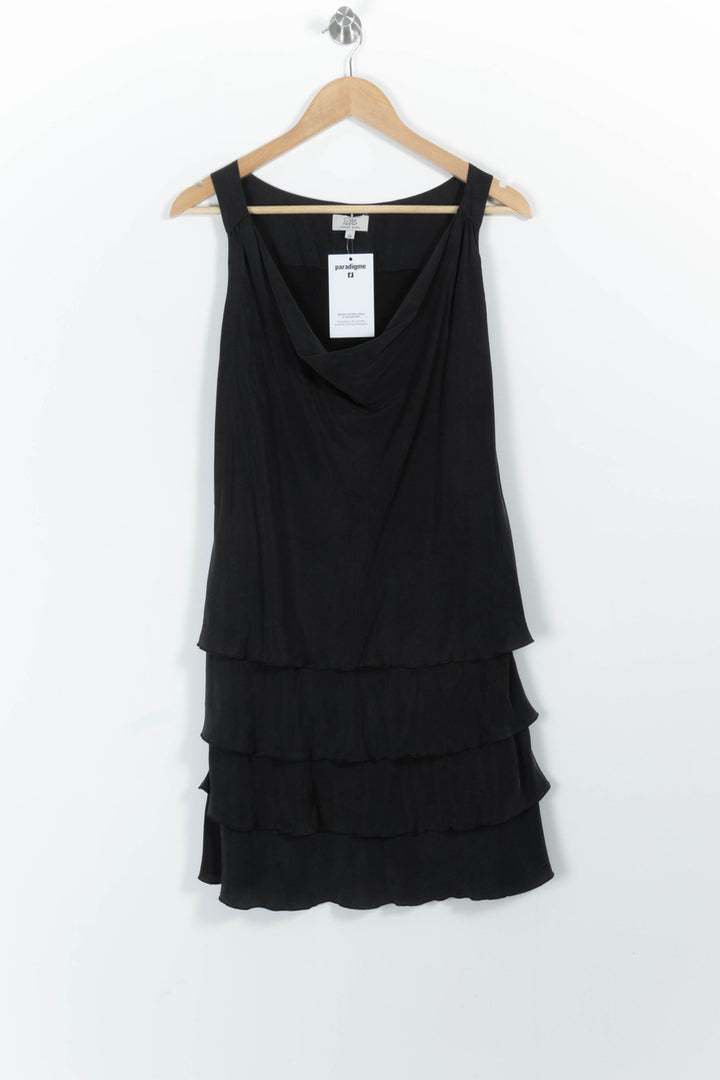 Robe Volantée Noire - Taille M/38 de la marque Pablo | PARAD99128 - Vendu par Paradigme - Image 2