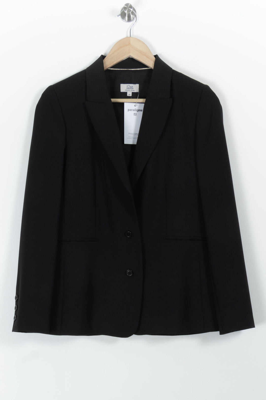 Blazer Noir - Taille L/40 de la marque Pablo | PARAD99130 - Vendu par Paradigme - Image 2