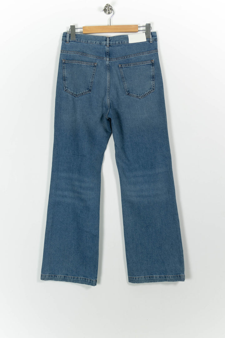 Jean Large Bleu - Taille L/40 de la marque The Kooples | PARAD99132 - Vendu par Paradigme - Image 4