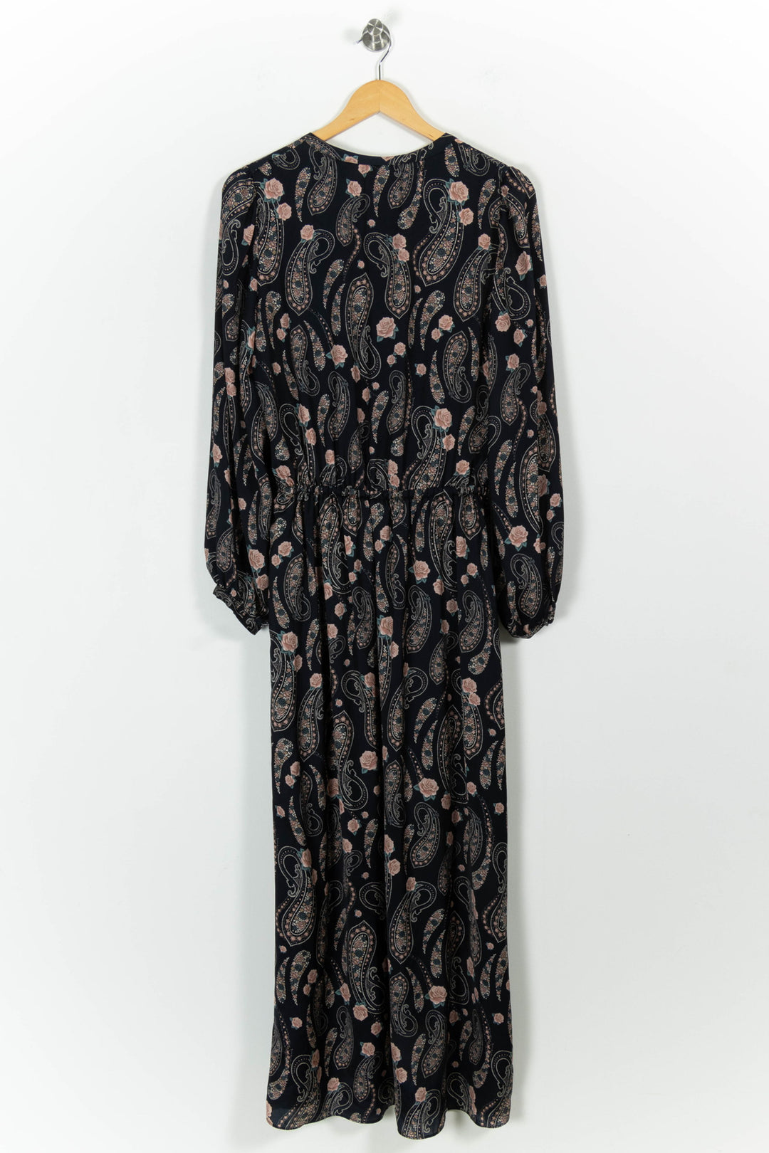 Robe Longue Noire et Rose - Taille L/40 de la marque The Kooples | PARAD99133 - Vendu par Paradigme - Image 4