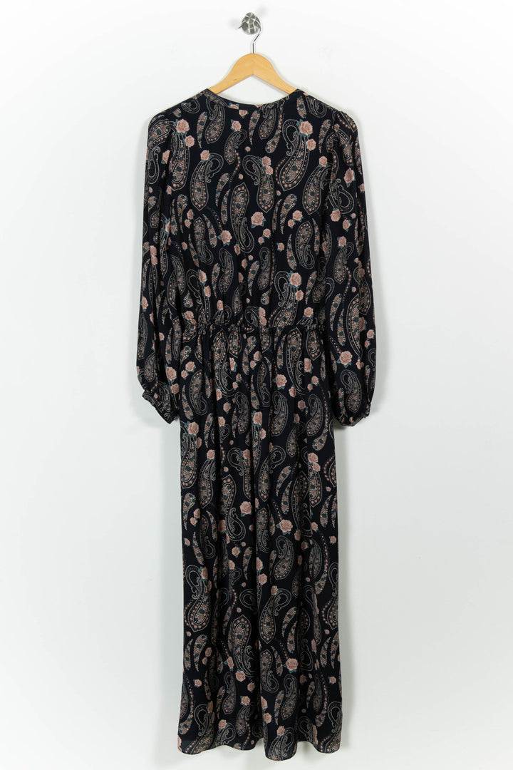 Robe Longue Noire et Rose - Taille L/40 de la marque The Kooples | PARAD99133 - Vendu par Paradigme - Image 4