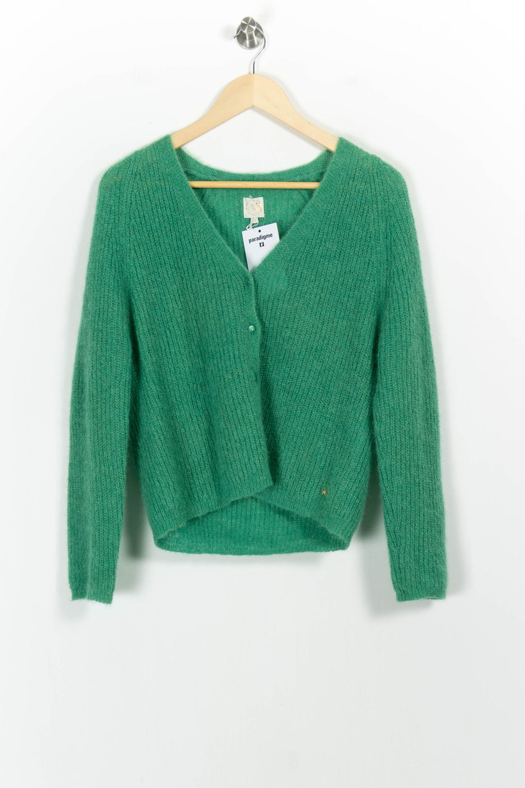 Cardigan Vert - Taille XS/34 de la marque Des petits hauts | PARAD99139 - Vendu par Paradigme - Image 2