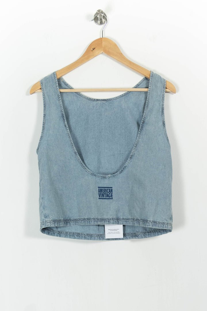 Débardeur Bleu - Taille S/36 de la marque American Vintage | PARAD99140 - Vendu par Paradigme - Image 4