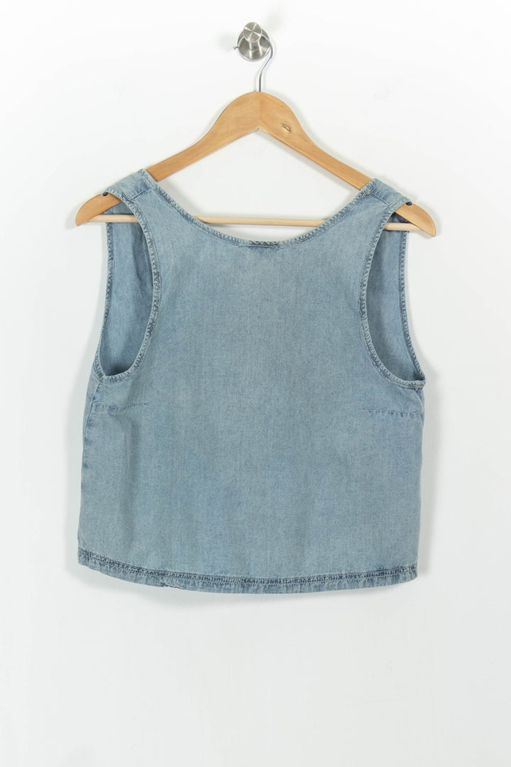 Débardeur Bleu - Taille S/36 de la marque American Vintage | PARAD99140 - Vendu par Paradigme - Image 2