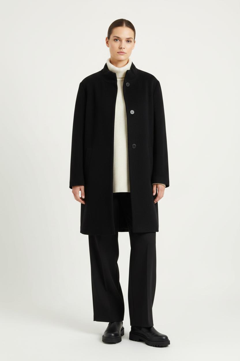 Manteau Noir - Taille XL/42 de la marque Caroll | PARAD99141 - Vendu par Paradigme - Image 1