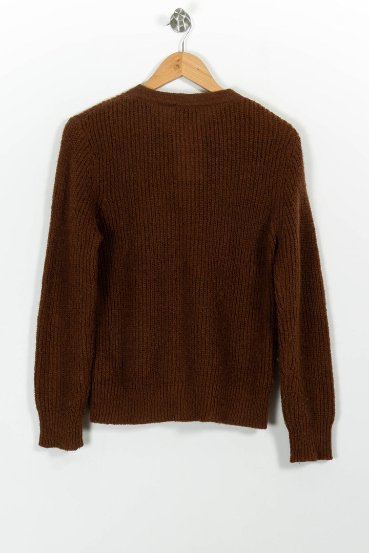 Cardigan Marron - Taille M/38 de la marque Caroll | PARAD99147 - Vendu par Paradigme - Image 4