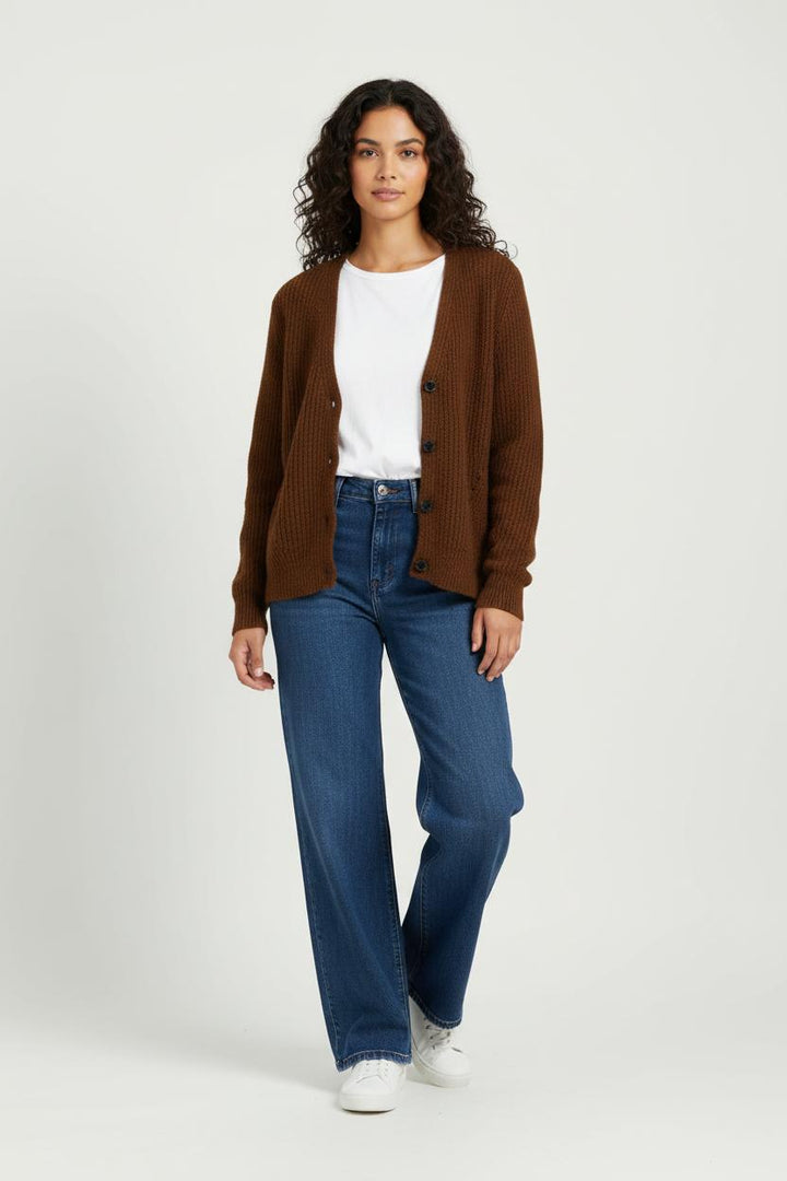 Cardigan Marron - Taille M/38 de la marque Caroll | PARAD99147 - Vendu par Paradigme - Image 1