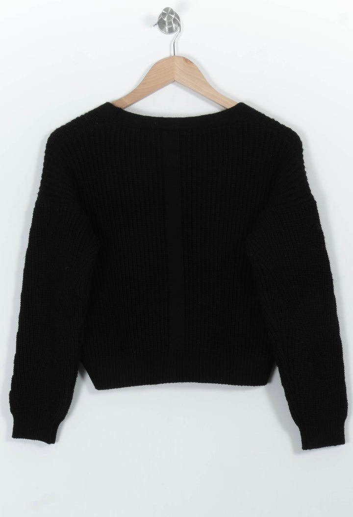 Cardigan Noir - Taille XS/34 de la marque La Fée Maraboutée | PARAD99148 - Vendu par Paradigme - Image 4