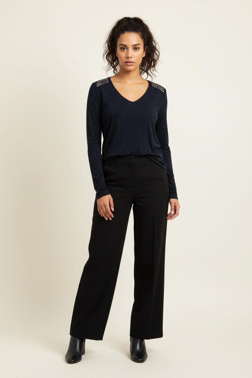 Blouse Bleue - Taille XS/34 de la marque IKKS | PARAD99149 - Vendu par Paradigme - Image 1