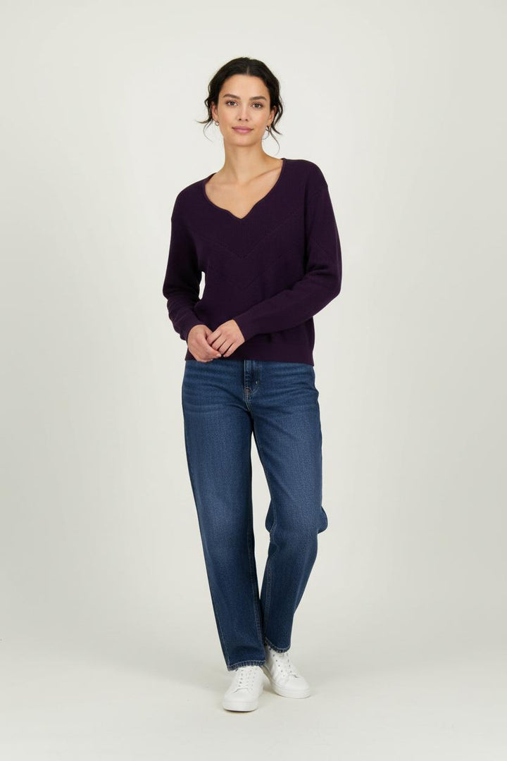 Pull Violet - Taille XS/34 de la marque One Step | PARAD99150 - Vendu par Paradigme - Image 1
