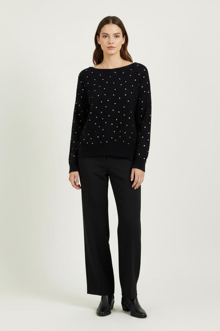 Pull Bleu et Doré - Taille S/36 de la marque Grace & Mila | PARAD99151 - Vendu par Paradigme - Image 1