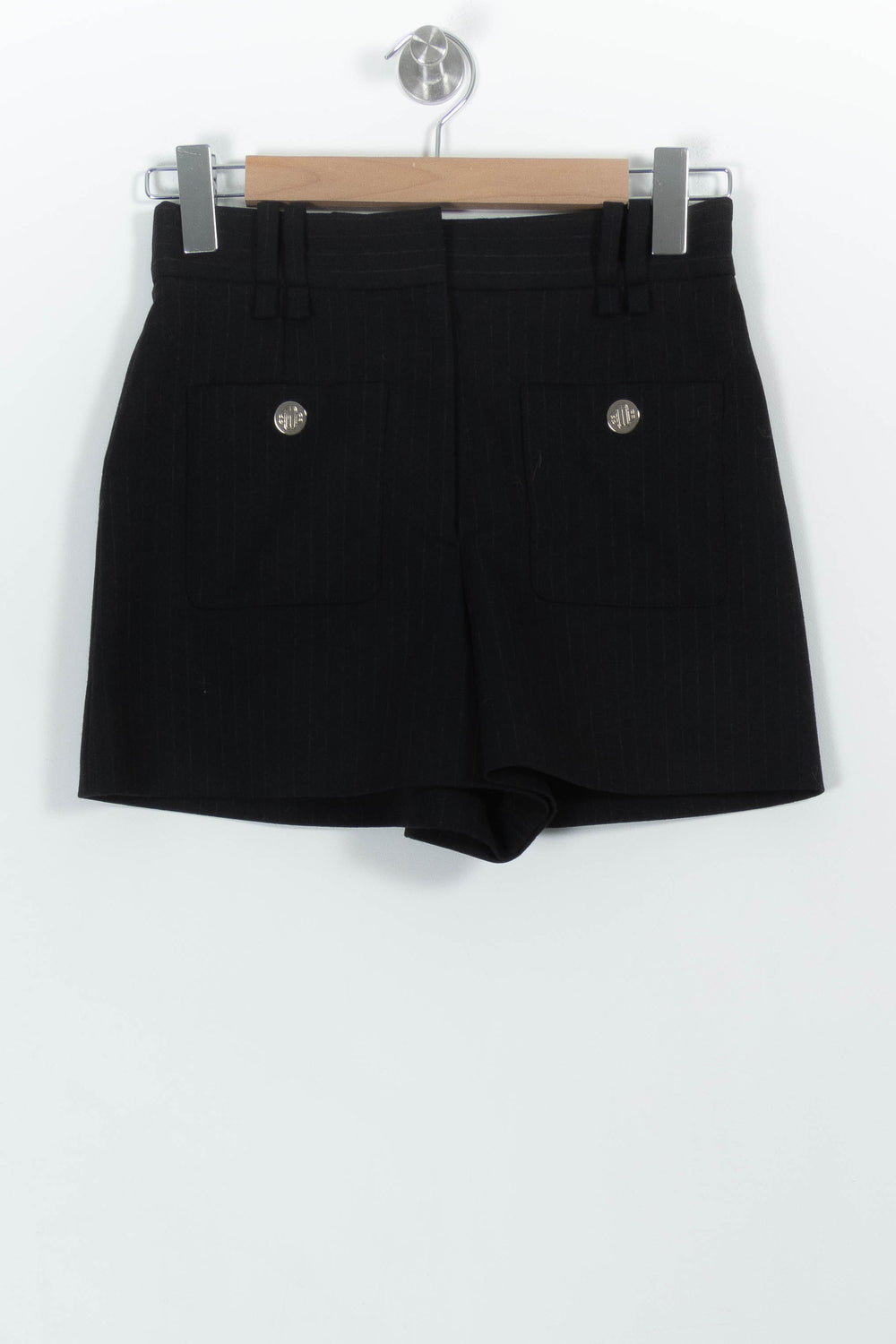 Short Noir - Taille S/36 de la marque Maje | PARAD99153 - Vendu par Paradigme - Image 2