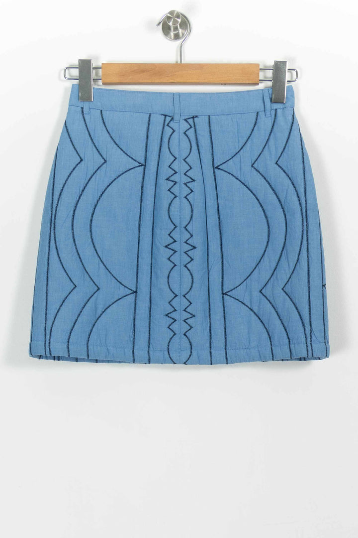 Jupe Courte Bleue - Taille XS/34 de la marque I.Code | PARAD99154 - Vendu par Paradigme - Image 4