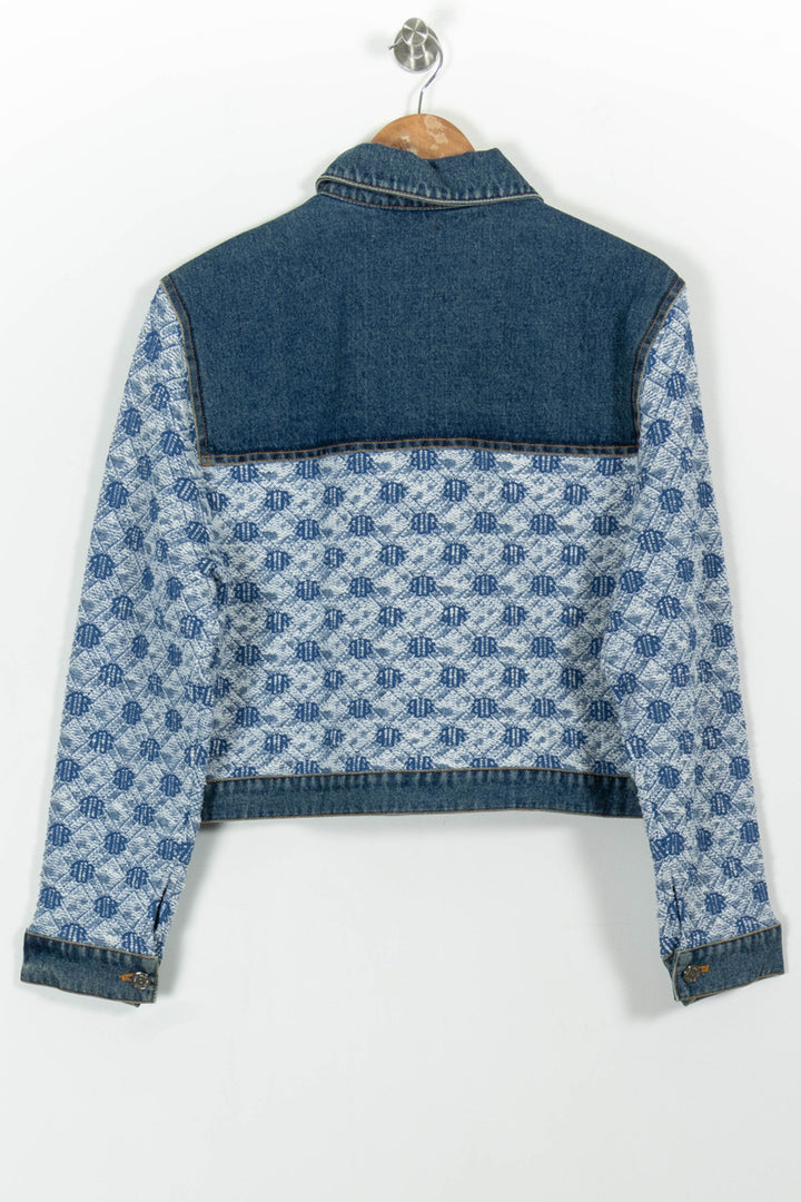 Veste en jean Bleu et Bleu clair - Taille L/40 de la marque Maje | PARAD99155 - Vendu par Paradigme - Image 4