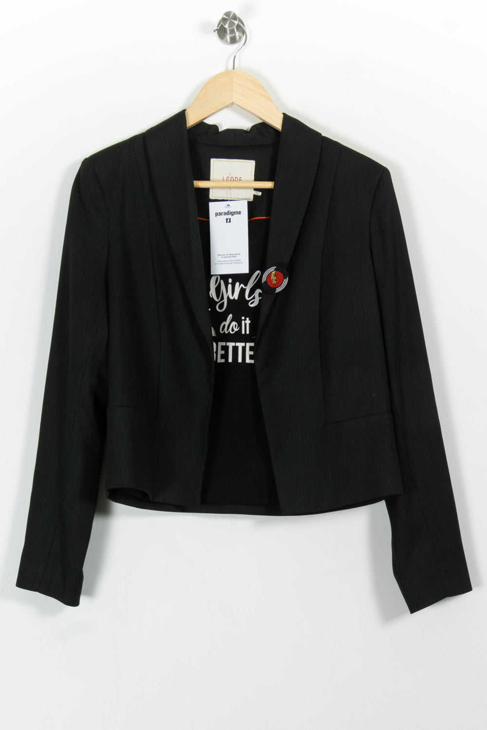 Blazer Vert - Taille L/40 de la marque IKKS | PARAD99158 - Vendu par Paradigme - Image 2