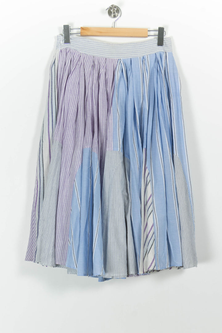 Jupe Longue Bleue et Violette - Taille M/38 de la marque Laurence Bras | PARAD99159 - Vendu par Paradigme - Image 4