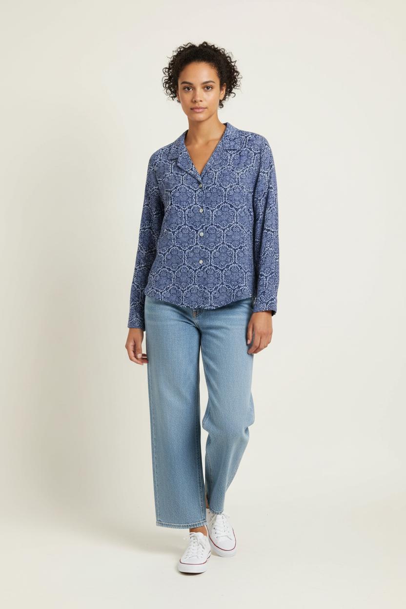 Chemise Bleu et Blanche - Taille XL/42 de la marque Weill | PARAD99164 - Vendu par Paradigme - Image 1
