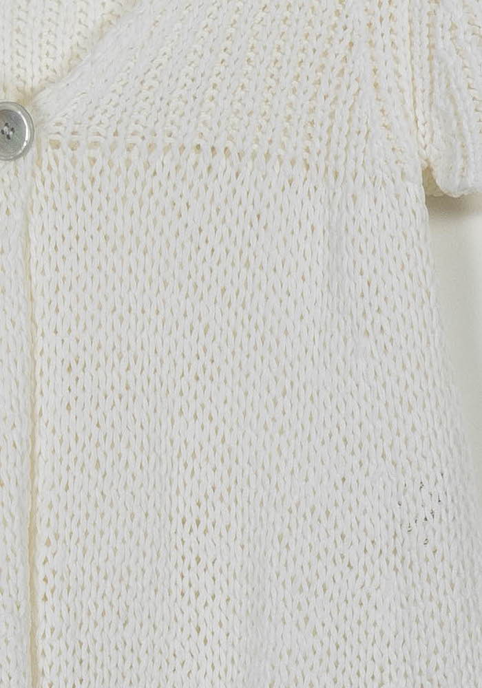 Gilet Blanc - Taille S/36 de la marque La Fée Maraboutée | PARAD99168 - Vendu par Paradigme - Image 3
