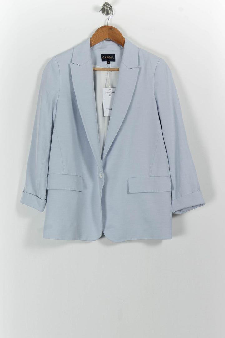 Blazer Bleu Clair - Taille S/36 de la marque Caroll | PARAD99170 - Vendu par Paradigme - Image 2