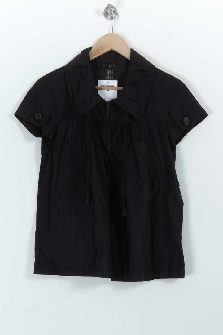 Blouse Noire - Taille M/38 de la marque IKKS | PARAD99174 - Vendu par Paradigme - Image 2