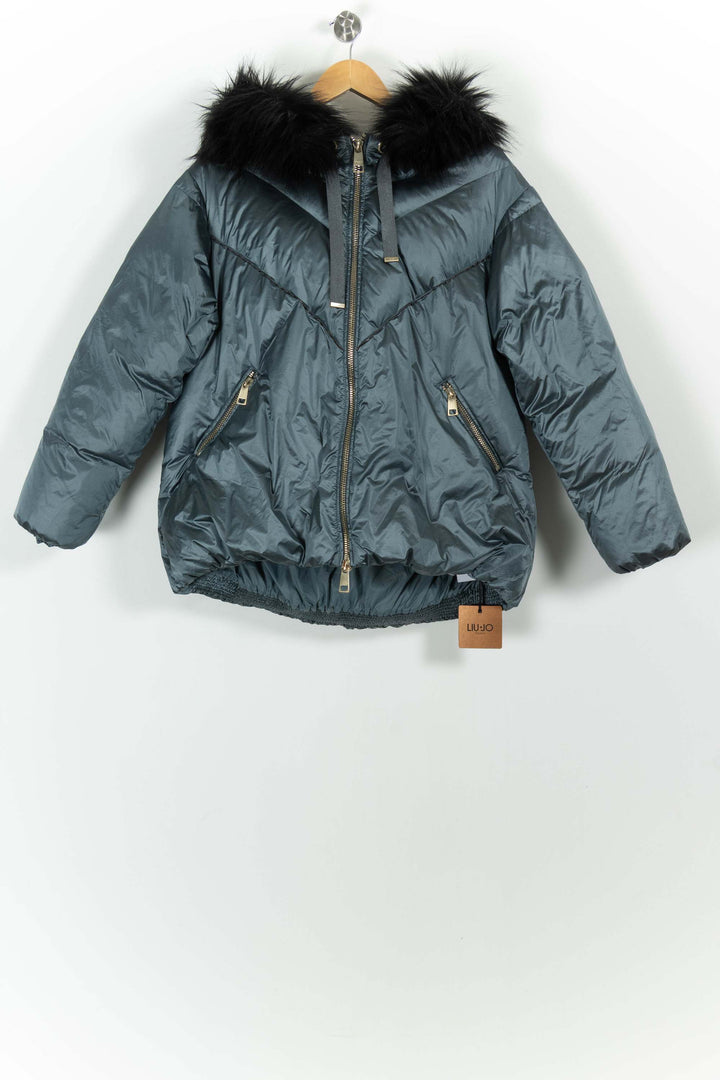 Parka Bleu et Noir - Taille L/40 de la marque Liu Jo | PARAD99175 - Vendu par Paradigme - Image 2