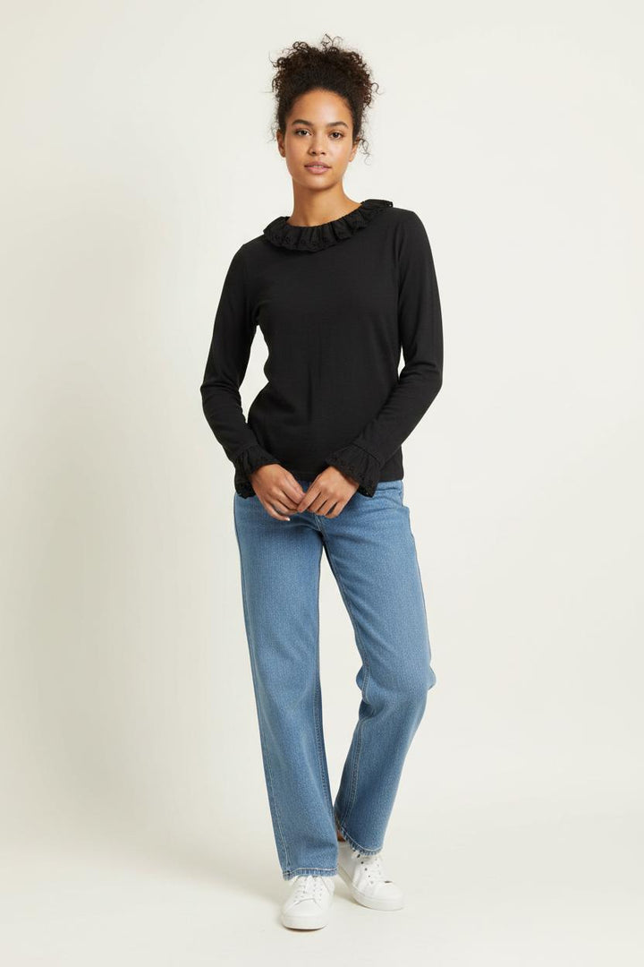 Blouse Noire - Taille XS/34 de la marque Léon & Harper | PARAD99176 - Vendu par Paradigme - Image 1
