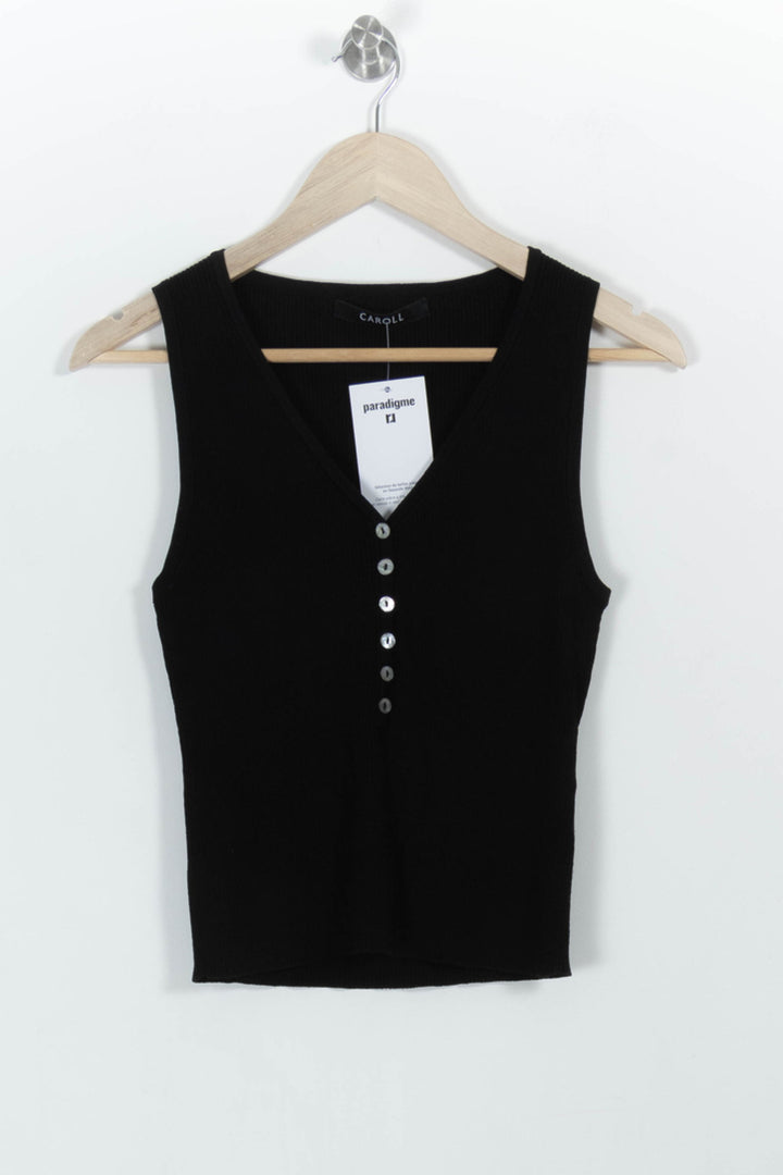 Débardeur Noir - Taille XL/42 de la marque Caroll | PARAD99177 - Vendu par Paradigme - Image 2