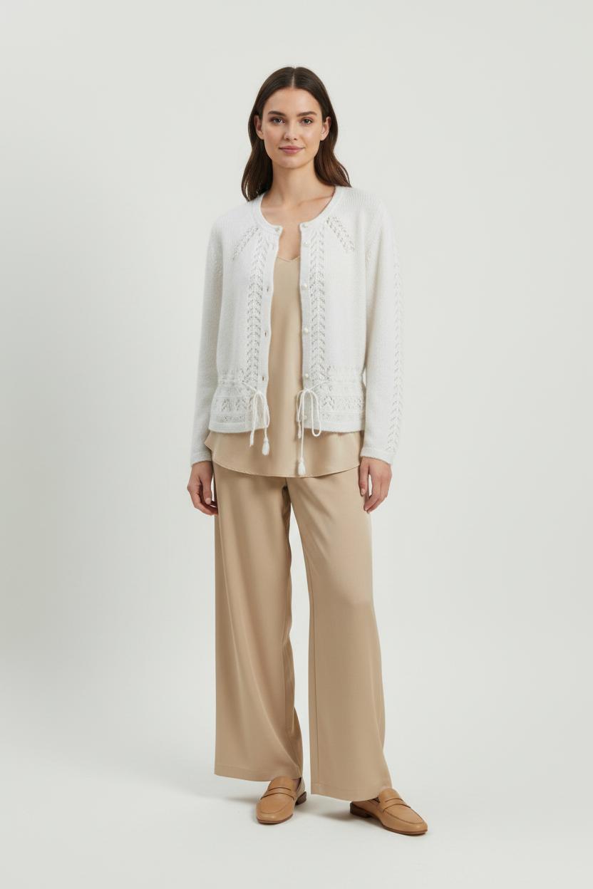 Cardigan Blanc - Taille S/36 de la marque Sézane | PARAD99178 - Vendu par Paradigme - Image 1